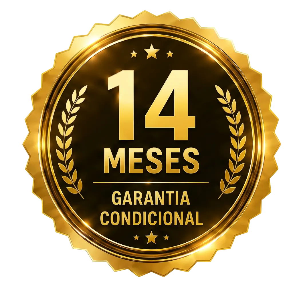 Selo de 14 meses de garantia