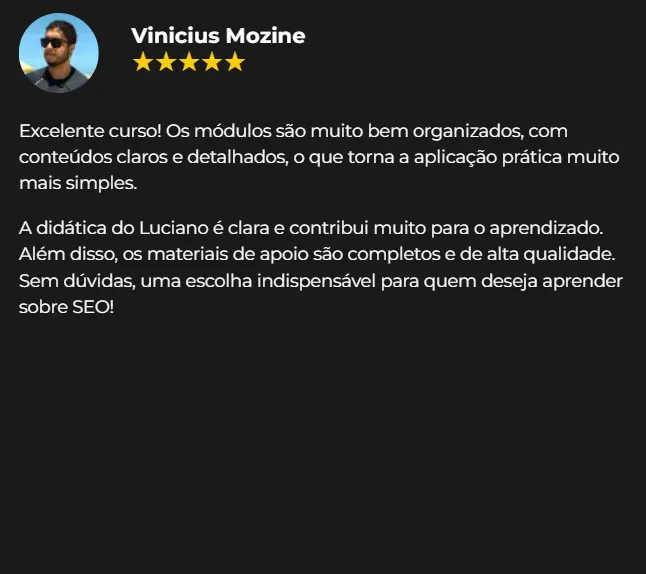 Depoimento Vinicius Mozine