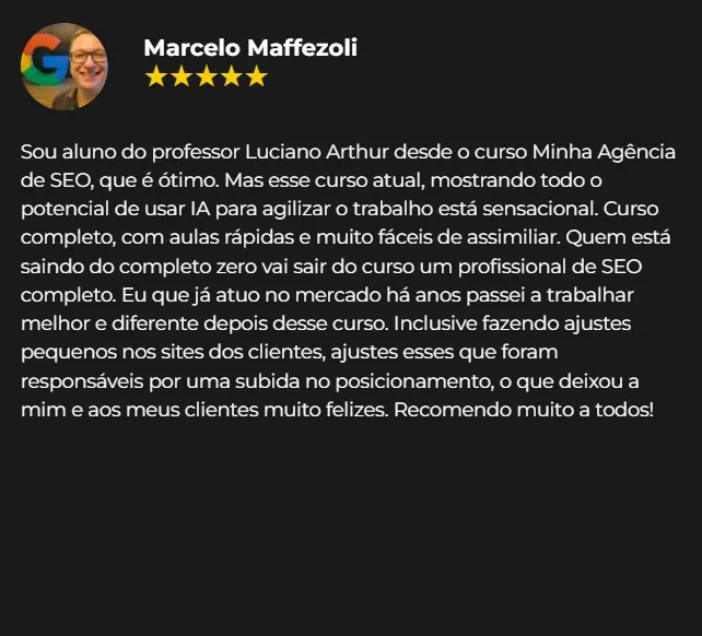 Depoimento Marcelo Maffezoli