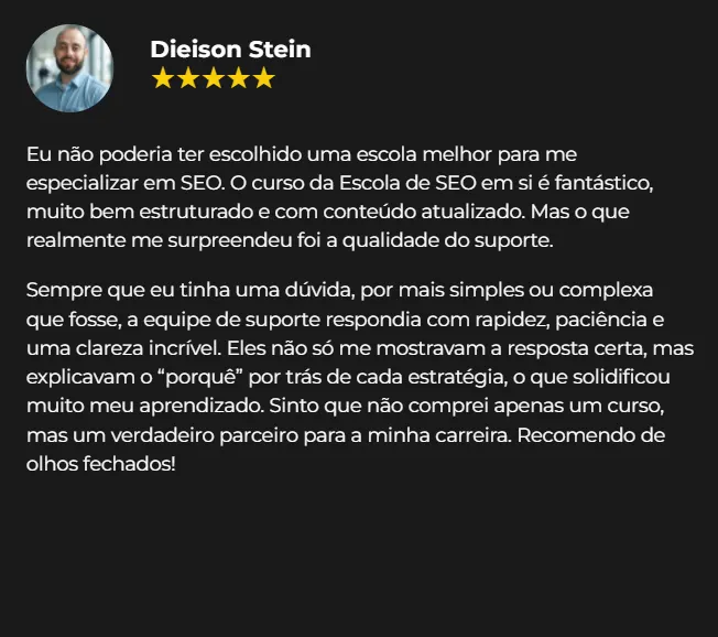 Depoimento Dieison Stein