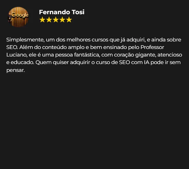 Depoimento Fernando Tosi