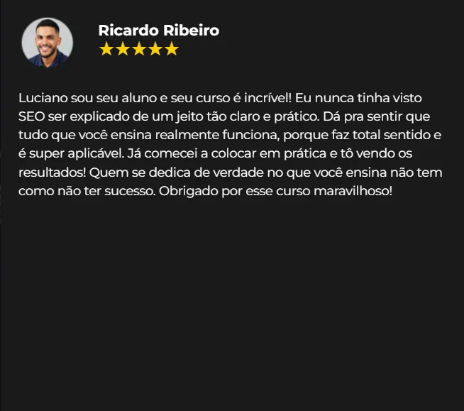 Depoimento Ricardo Ribeiro