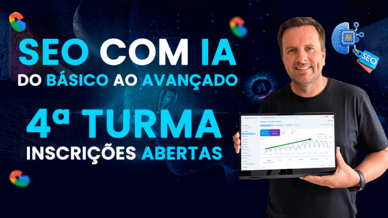 Inscrições abertas para o curso de SEO com IA Do Básico ao Avançado
