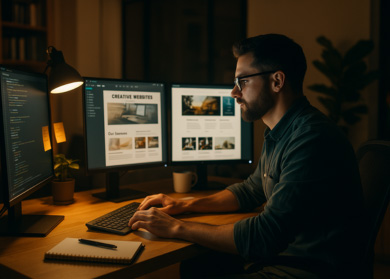 Profissionais de Criação de Sites