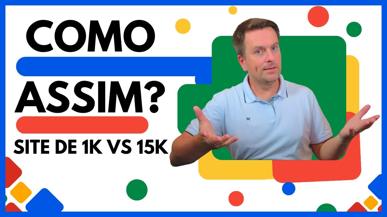 luciano arthur explica a diferença entre site de 1k ou 15k